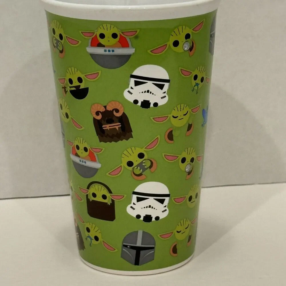 Star Wars Baby Yoda Mandalorian Ceramic Travel Limited Edition Coffee Tumbler